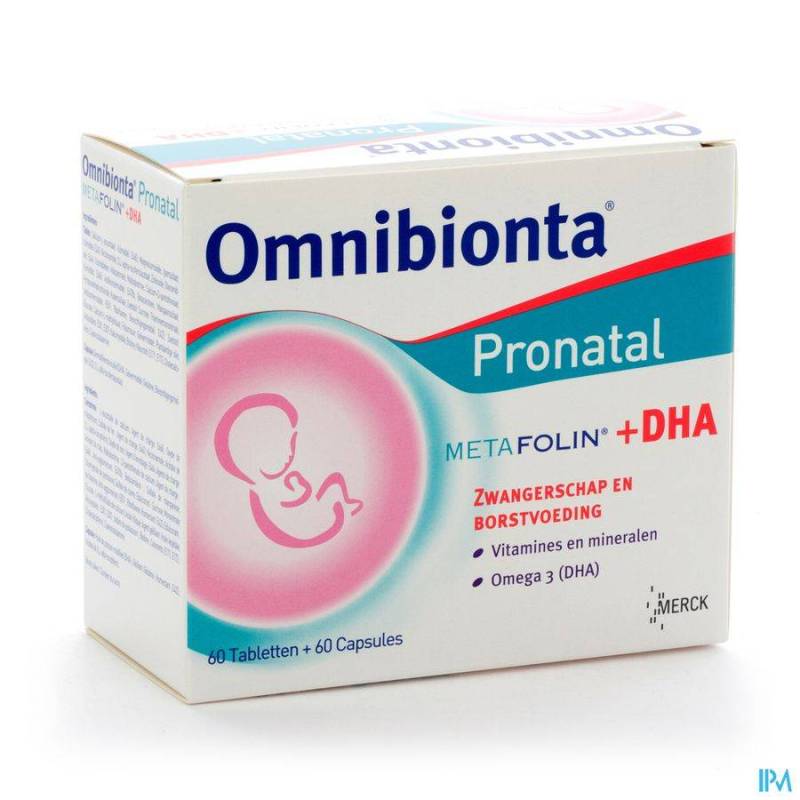 Omnibionta Pronatal Metafolin+dha Tabl 60+caps 60