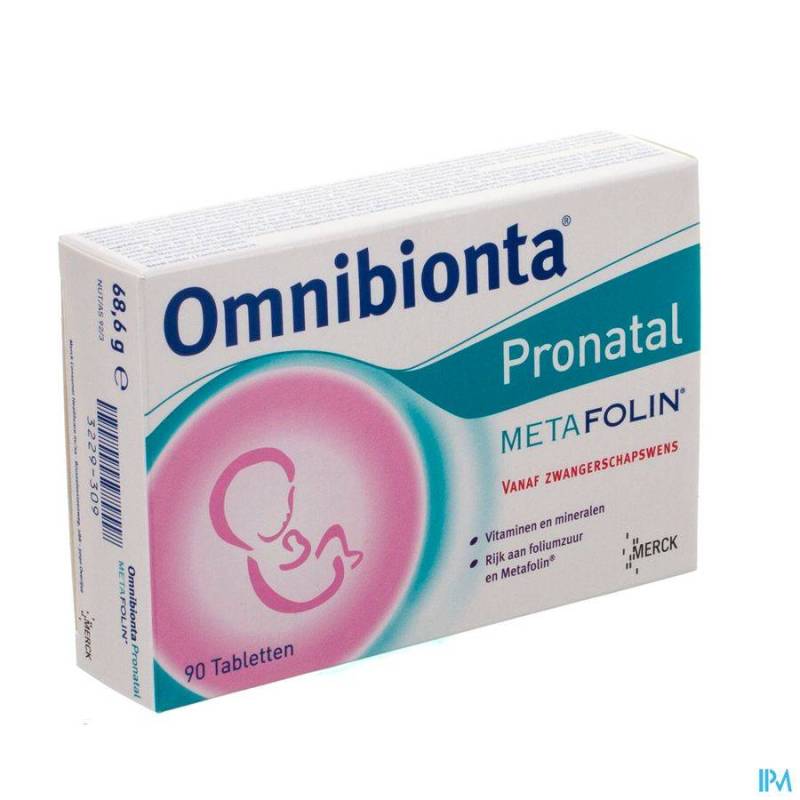 OMNIBIONTA PRONATAL METAFOLIN COMP 90