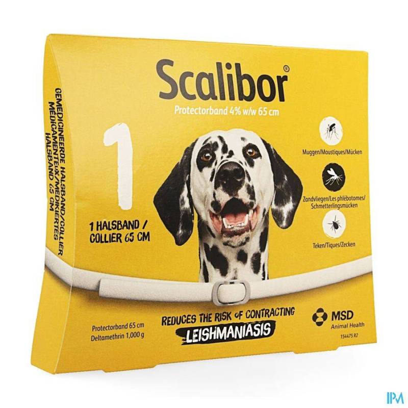 Scalibor Halsband 65cm Hond