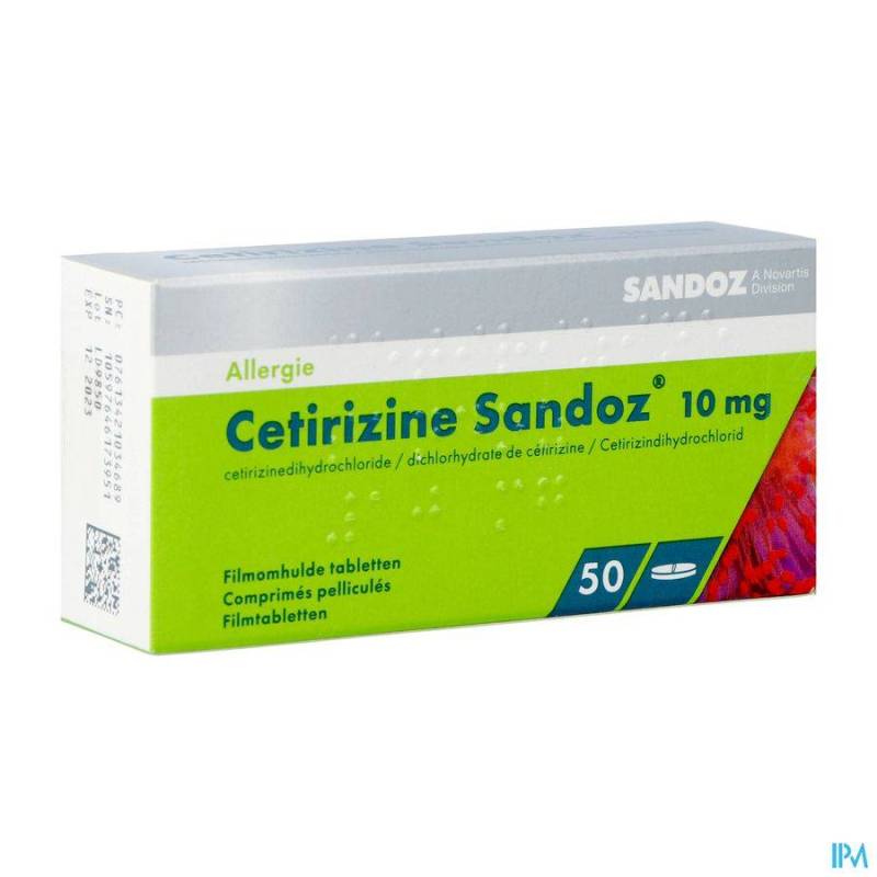 CETISANDOZ SANDOZ COMP 50 X 10 MG  - Generisch