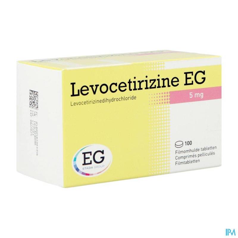 Levocetirizine EG 5mg 100 Filmomhulde Tabletten  - Generisch