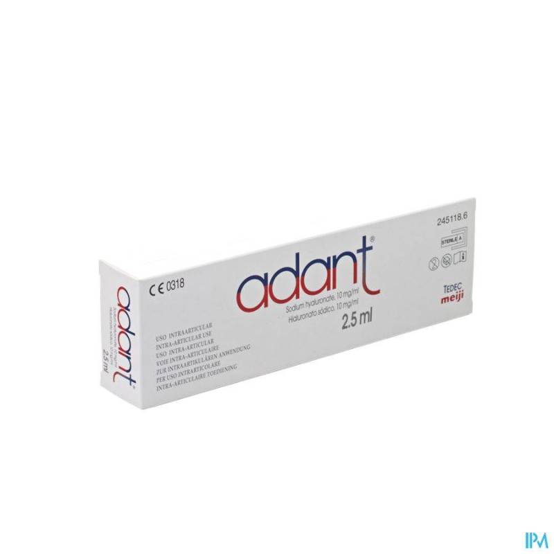 ADANT SOL 1% INJ INTRA ARTICUL. 1 X 2,5ML