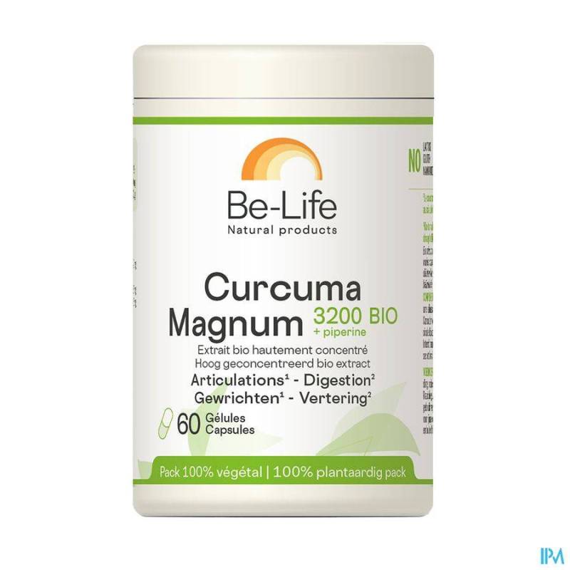 CURCUMA MAGNUM 3200 BE LIFE BIO POT CAPS 60
