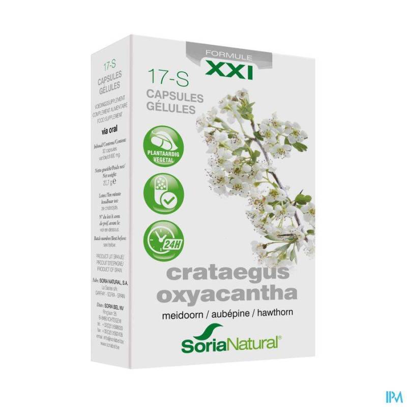 SORIA 17-S CRATAEGUS OXYACANTHA XXI CAPS 30
