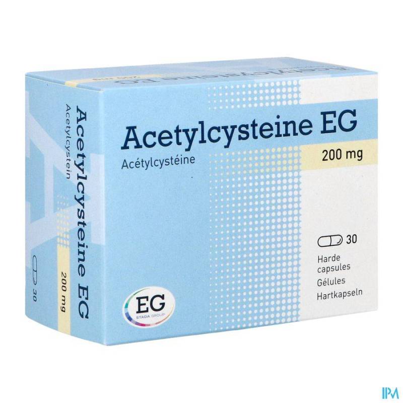 ACETYLCYSTEINE EG CAPS 30 X 200 MG  - Generisch