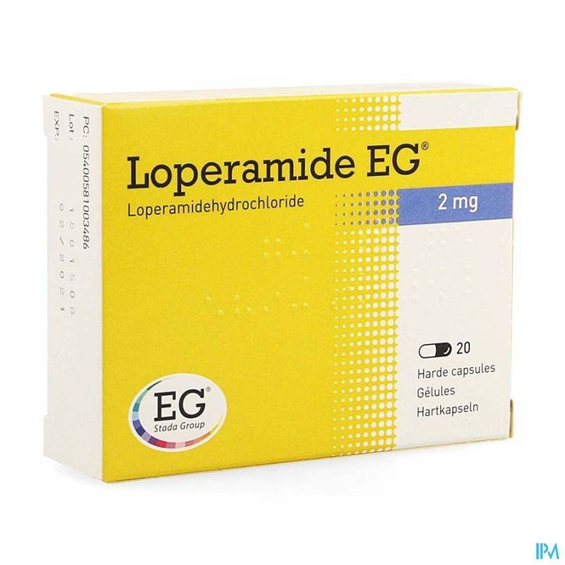 Loperamide EG 2mg 20 Capsules  - Generisch