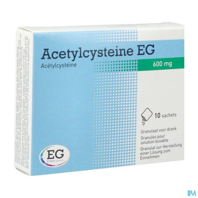 ACETYLCYSTEINE EG SACH 10X600MG  - Generisch