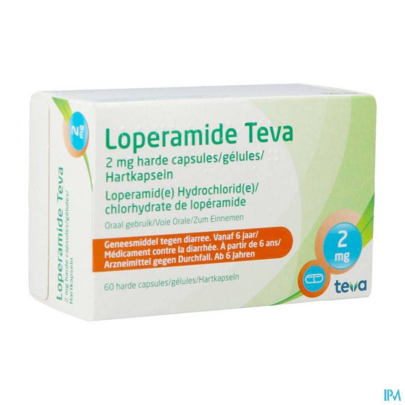 Loperamide Teva Caps 60 X 2mg  - Generisch