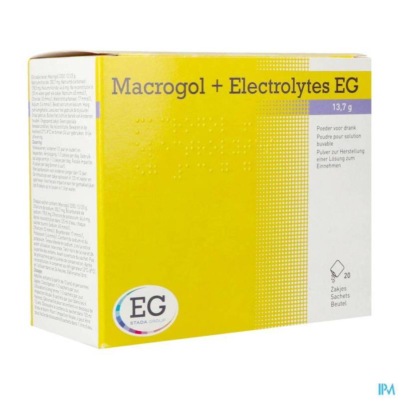 Macrogol+electrolytes Eg 13,7g Poeder Zakjes 20  - Generisch
