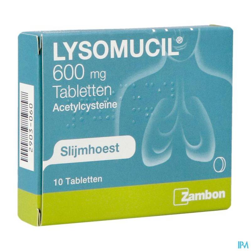LYSOMUCIL 600 COMP 10 X 600 MG