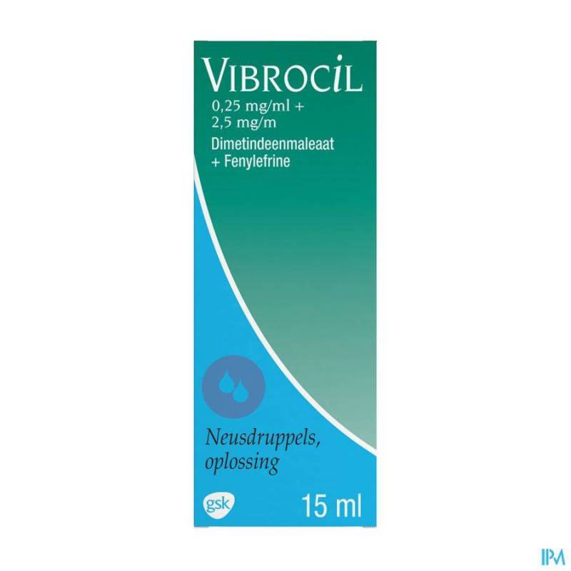 Vibrocil Neusdruppels 15ml