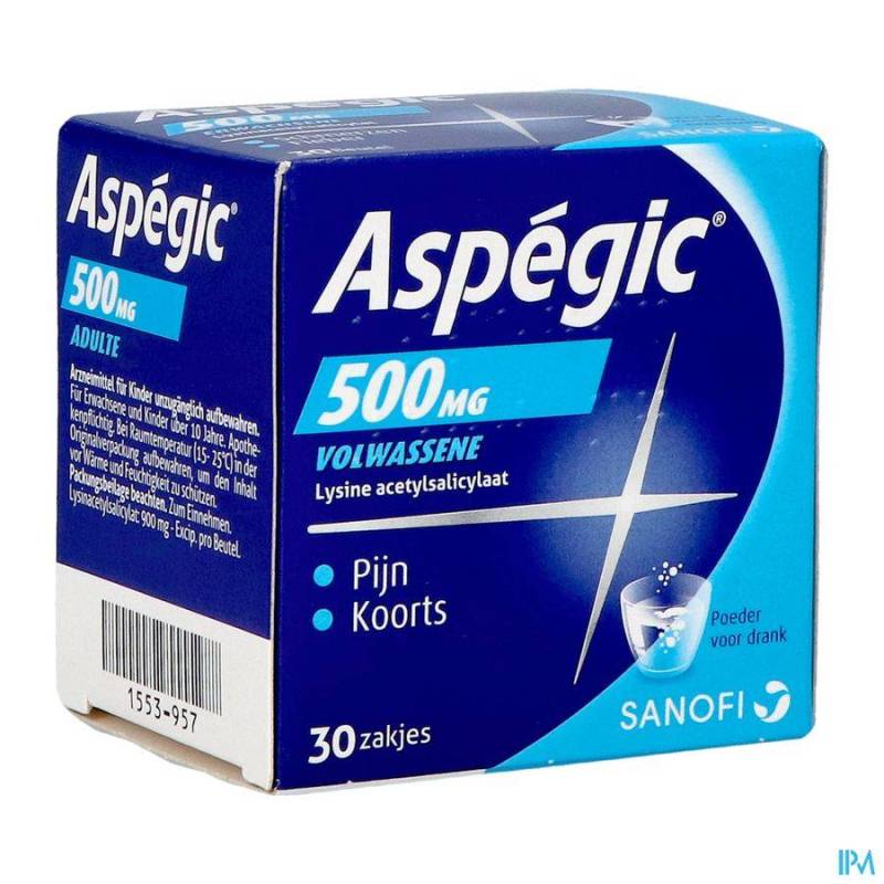 ASPEGIC 500 PULV 30X 500MG