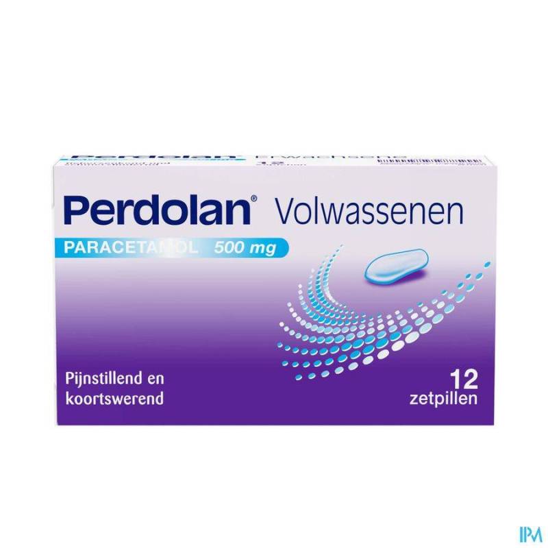 Perdolan Supp Ad 12x500mg