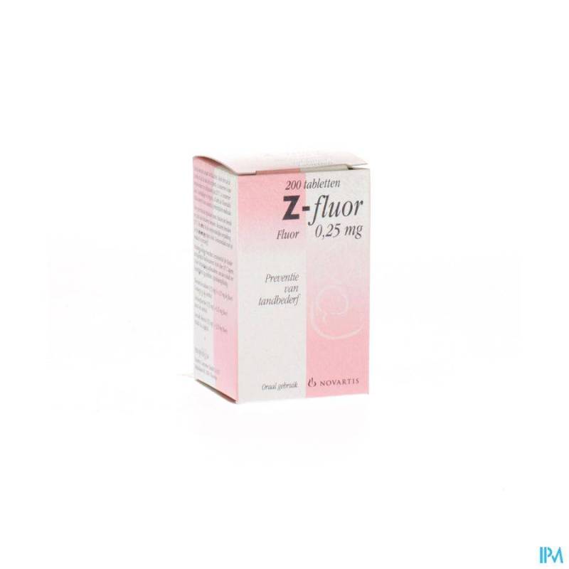 Z Fluor Tabl 200 X 0,25mg