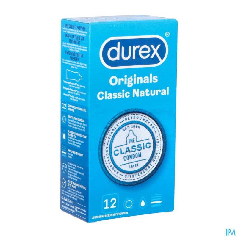 Durex Classic Natural Condooms 12 Stuks