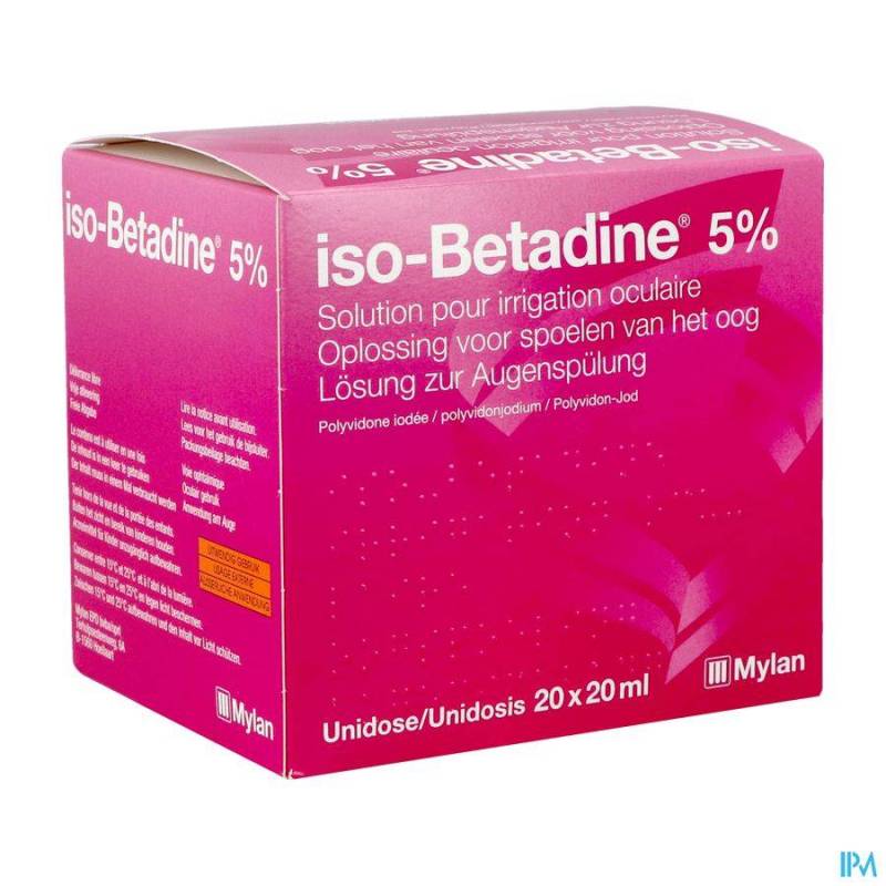 Iso-Betadine Oogbad 5% 20x20ml