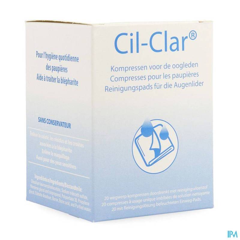 CIL-CLAR HYGIENE PAUPIERE CP UNIDOSE 20