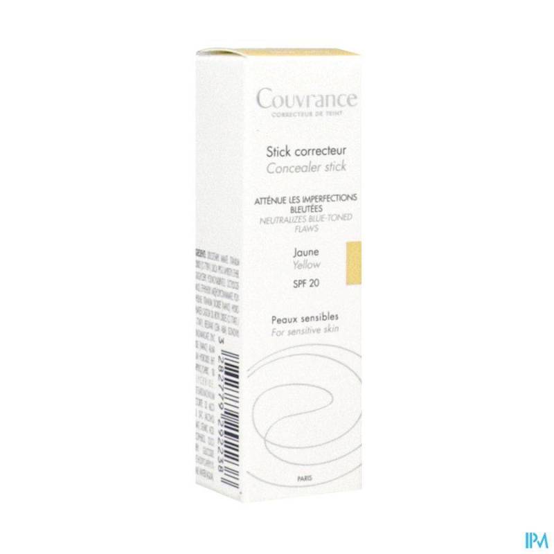 AVENE COUVRANCE STICK CORRECTEUR JAUNE