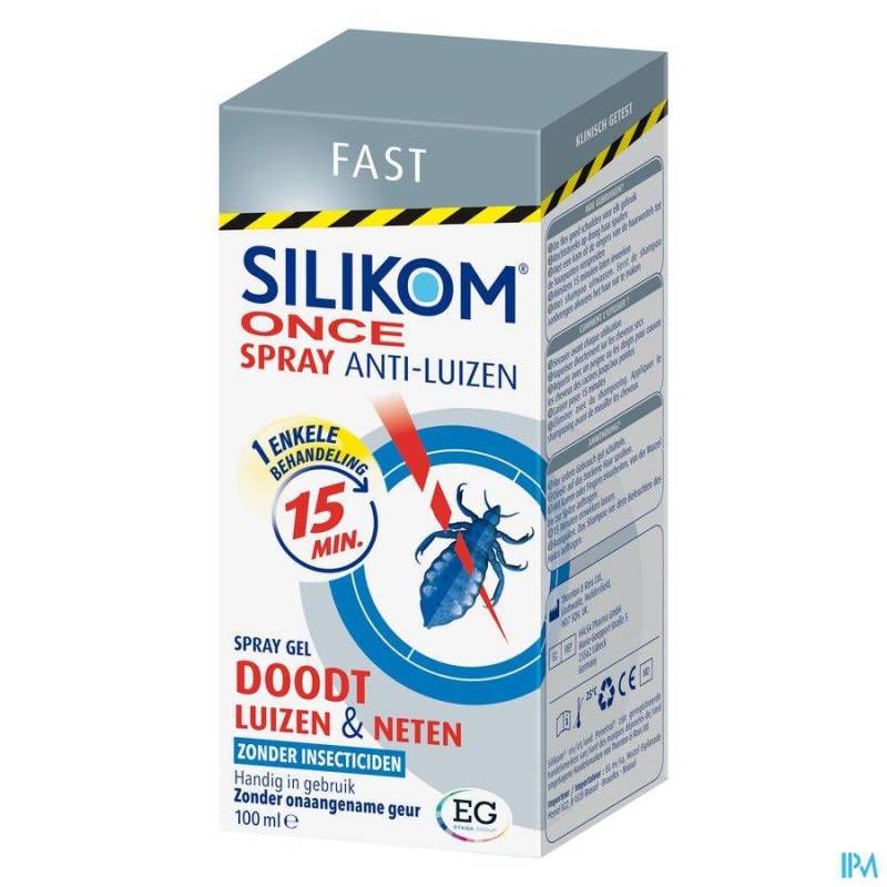 SILIKOM ONCE SPRAY GEL A/POUCE 100ML