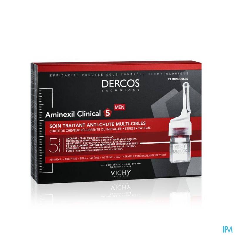 Vichy Dercos Aminexil Clinical 5 Men 21x6ml Ampullen