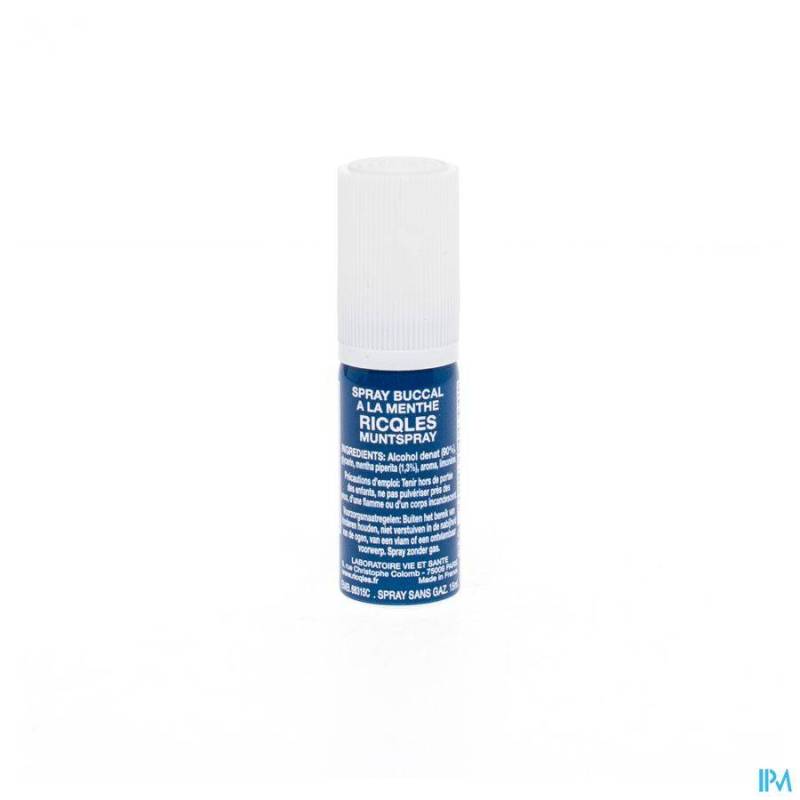 Ricqles Munt 90% Mondspray 15ml