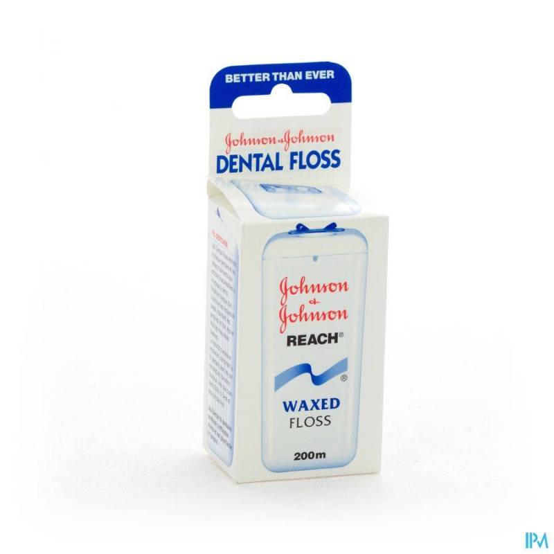 JOHNSON REACH DENTAL FLOSS WAXED 200M