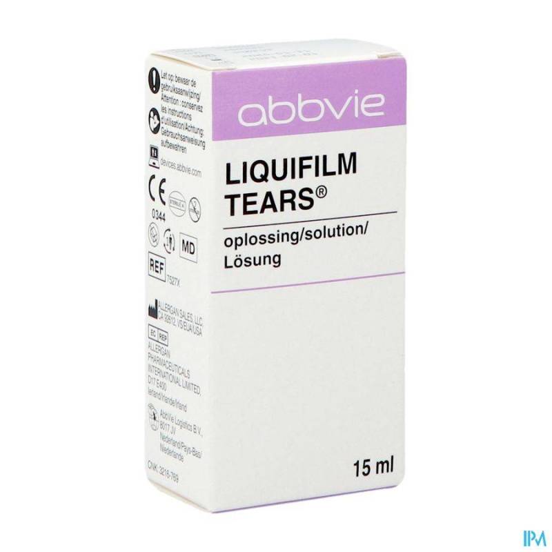 LIQUIFILM TEARS SOLUTION STERILE NF 15ML