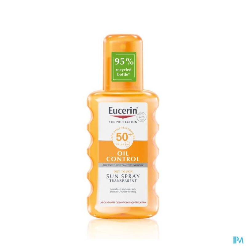 EUCERIN SUN SPRAY TRANPARENT IP50+ 200ML