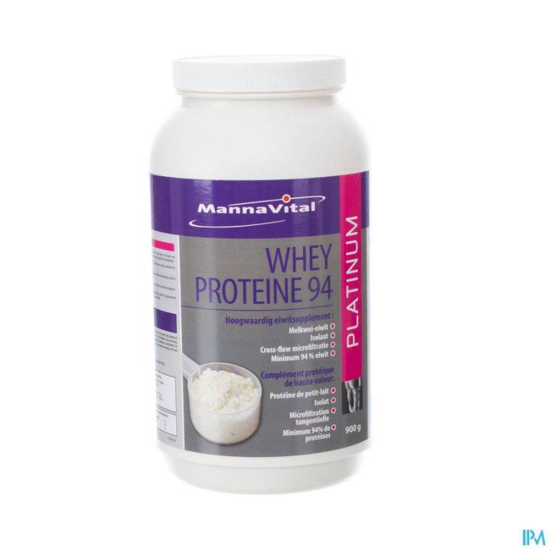 Mannavital Whey Proteine 94 Pdr 900g