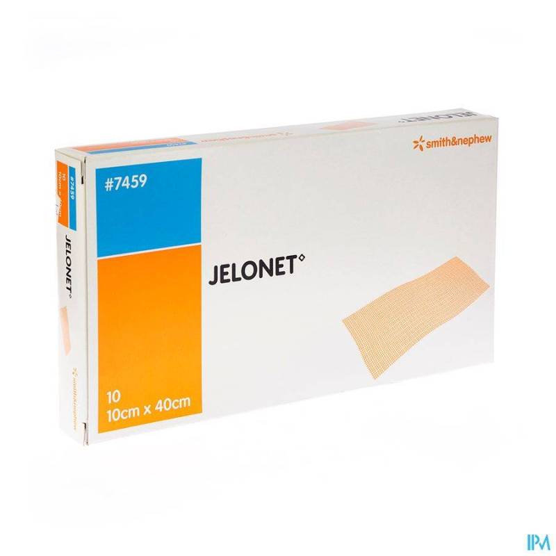 Jelonet 10cm x 40cm 10 Stuks
