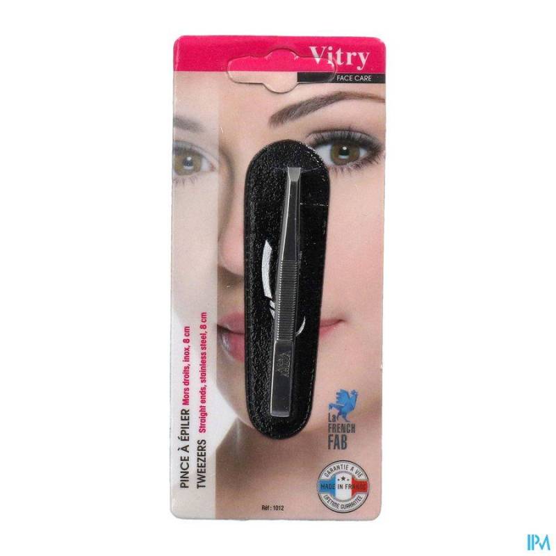 VITRY CLASSIC PINCE EPILER DROIT INOX 1012