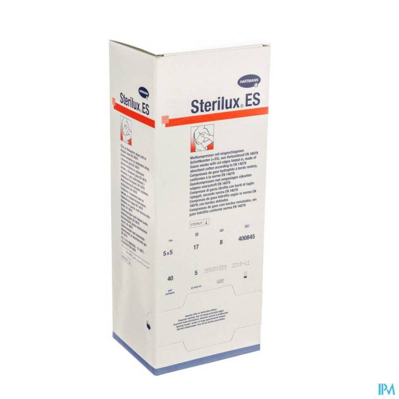 Sterilux Es Kp Ster 8pl 5,0x 5,0cm 40x5 4008454