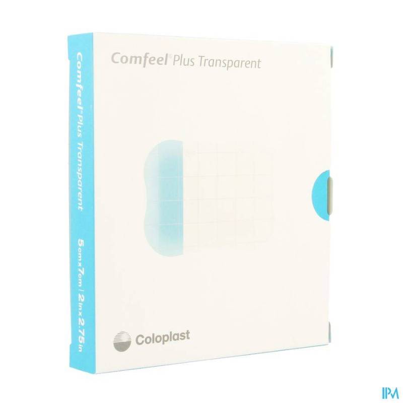 Comfeel Plus Platen Transp 5x 7cm 10 33530