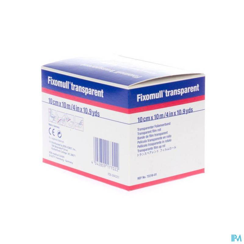 Fixomull T Fixatieverband 10cmx10m 1 7221601