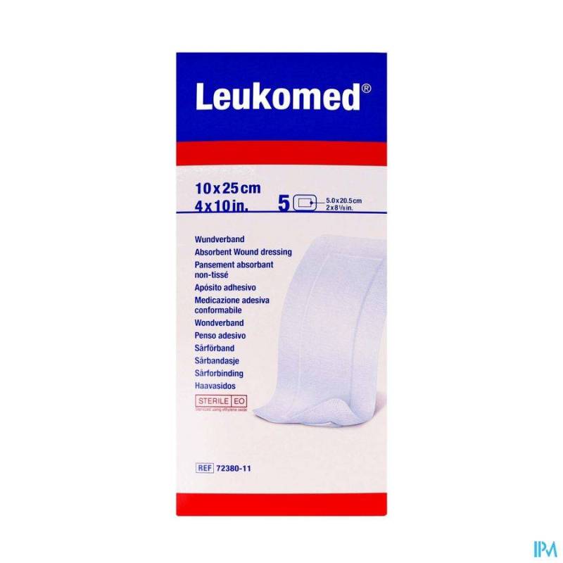 LEUKOMED PANSEMENT STERIL 10,0CMX25CM 5 7238011