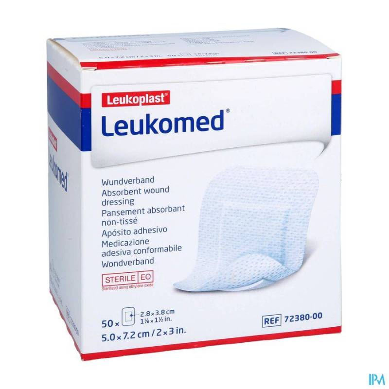 LEUKOMED PANSEMENT STERIL 7,2CMX 5CM 50 7238000