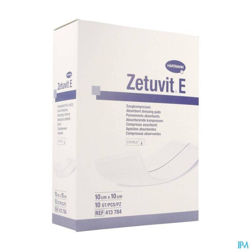 Zetuvit E Hartm Ster 10x10cm 10 4137841