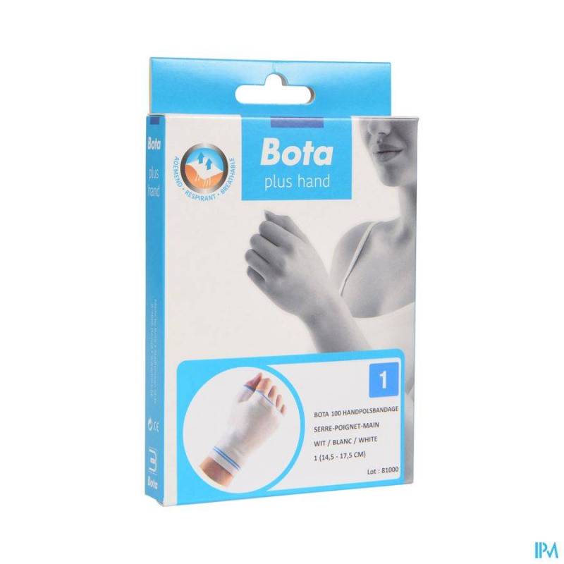 Bota Handpolsband+duim 100 White N1
