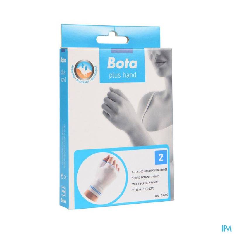 Bota Handpolsband+duim 100 White N2