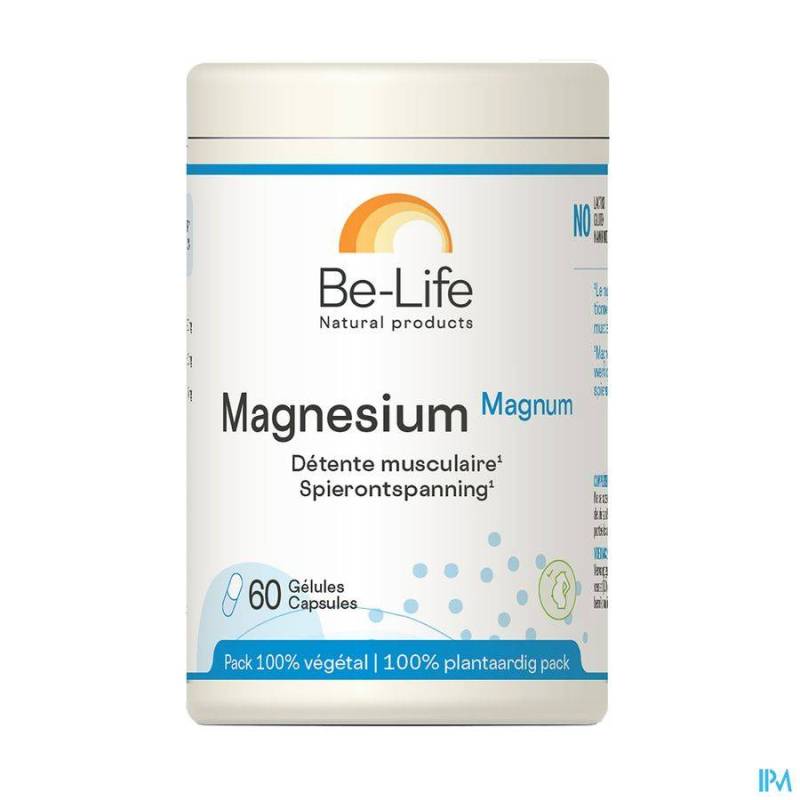 MAGNESIUM MAGNUM MINERALS BE LIFE NF GEL 60