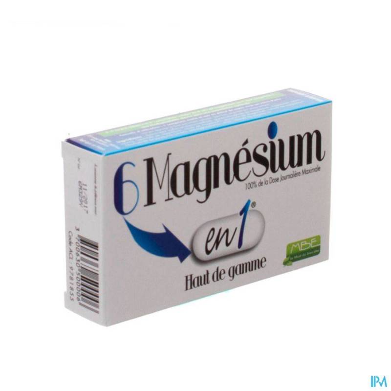 MAGNESIUM 6 EN 1 COMP 60