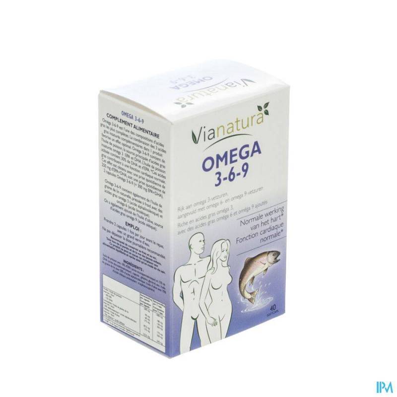 VIA NATURA OMEGA 3-6-9 SOFTCAPS 40