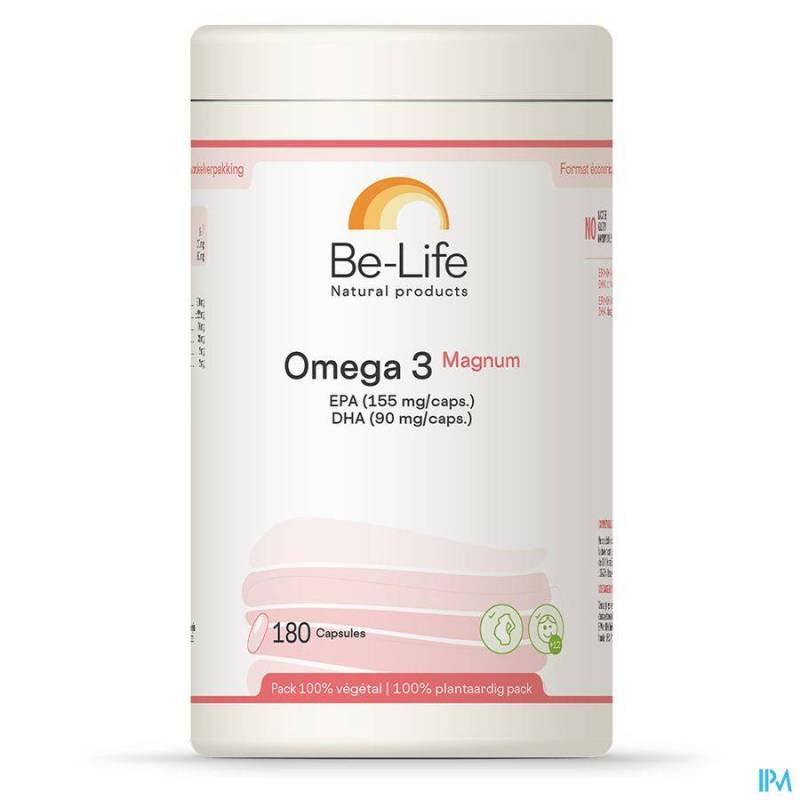 OMEGA 3 MAGNUM BE LIFE CAPS 180