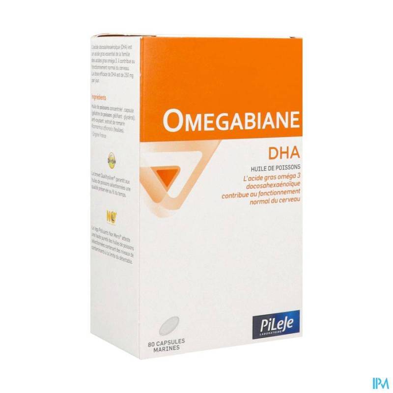 OMEGABIANE DHA CAPS 80