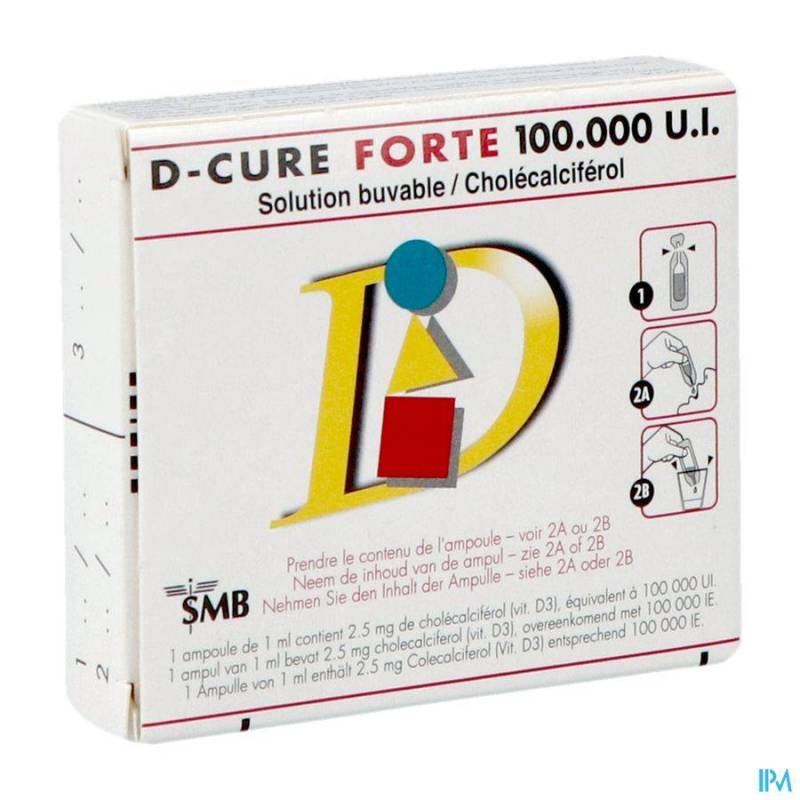 D-Cure Forte 100.000 I.E. 3 Ampoules