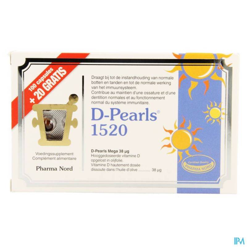 D-PEARLS 1520 CAPS 100+20 PROMO