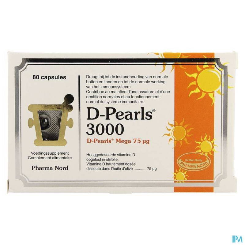 D-PEARLS 3000 CAPS 80