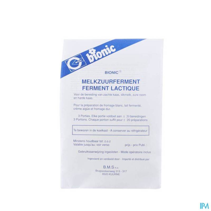 BIONIC FERMENT FROMAGE SACHET 3