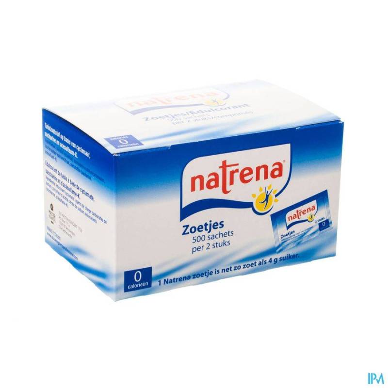 Natrena Tabletten Zakje 2x500