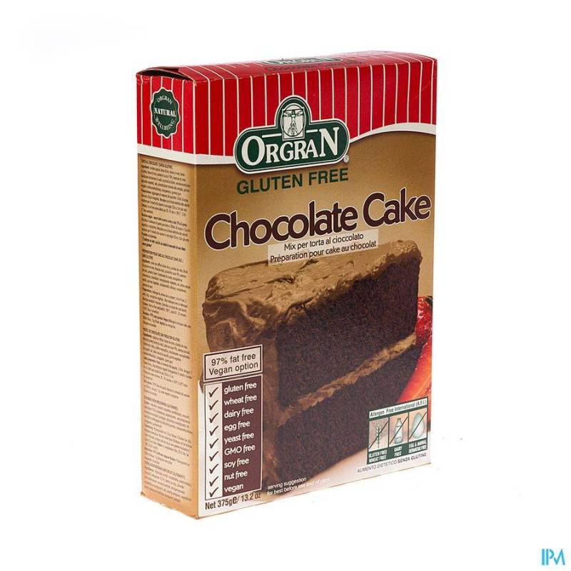 ORGRAN MIX CAKE CHOCOLAT 375G 4501